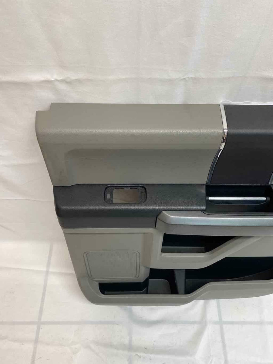 Ford F150 door panel trim 2018 rear right side crew cab gray OEM