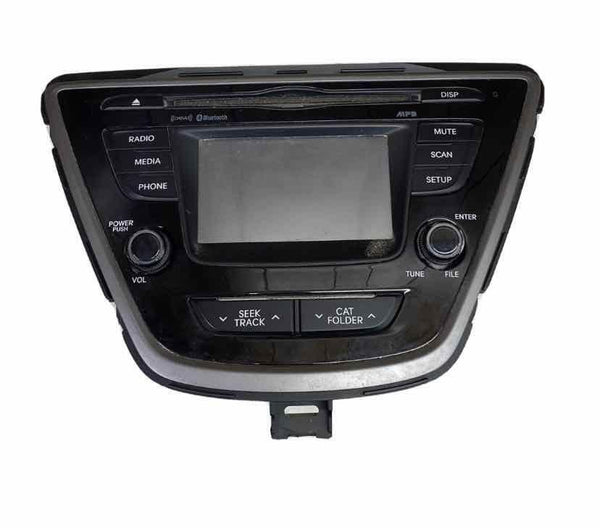 14 16 HYUNDAI ELANTRA SEDAN US RADIO DISPLAY SCREEN & RECEIVER OEM 961803X165