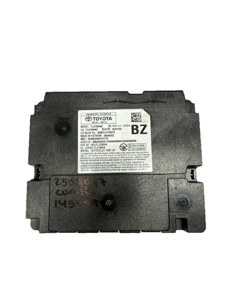 2021 TO 2023 TOYOTA COROLLA TELEMATICS CONTROL MODULE UNIT ASSEMBLY OEM 8674148110
