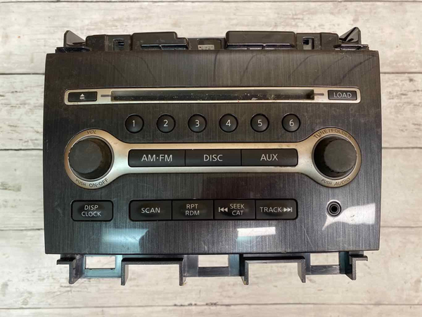 12 14 NISSAN MAXIMA S MODELO RECEPTOR DE RÁDIO ACABAMENTO EM MADEIRA ESCURA OEM 281859DA0A