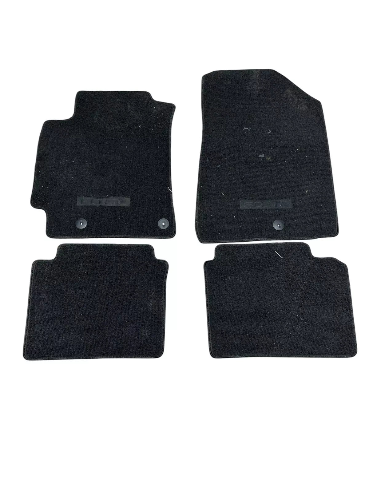 19 20 21 22 23 KIA FORTE FLOOR MATS FLOOR MATS COMPLETE SET OF 4 MATS BLACK ASSY OEM