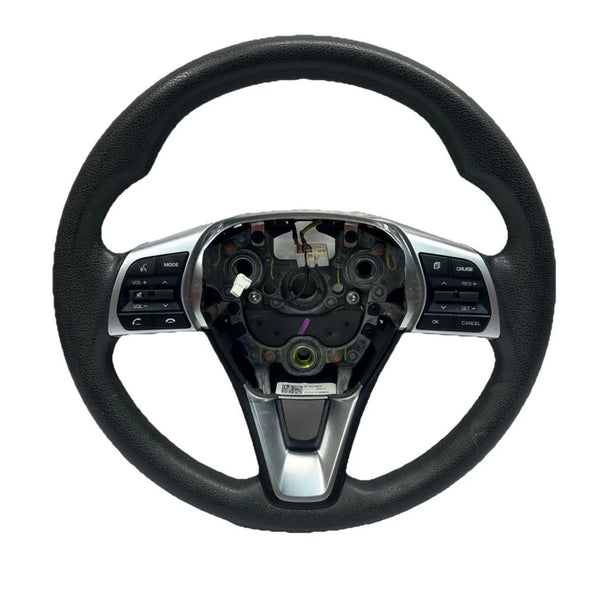 2018 2019 HYUNDAI SONATA STEERING WHEEL BLACK LEATHER ASSY OEM 56110C2200ZTR