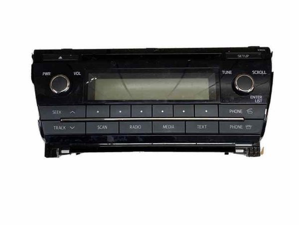 14 16 TOYOTA COROLLA RADIO DISPLAY SCREEN & RECEIVER NO NAVIGATION 8612002F60