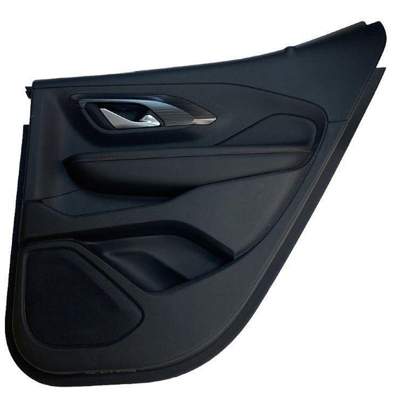 Moldura de panel de puerta GMC Terrain 2018, parte trasera derecha, cuero negro, OEM 84320346