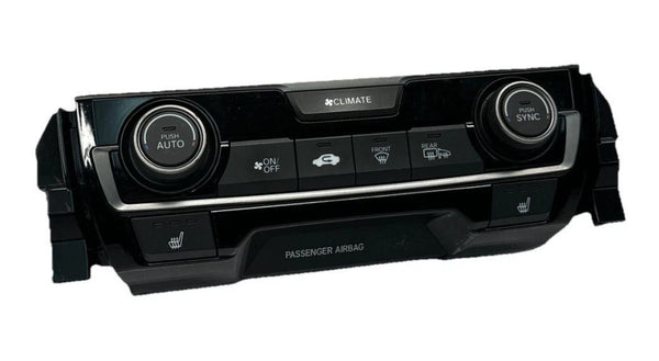 2018 HONDA CIVIC CLIMATE CONTROL AC PANEL EUROPE BUILT HATCHBACK OEM 79600TGGA61