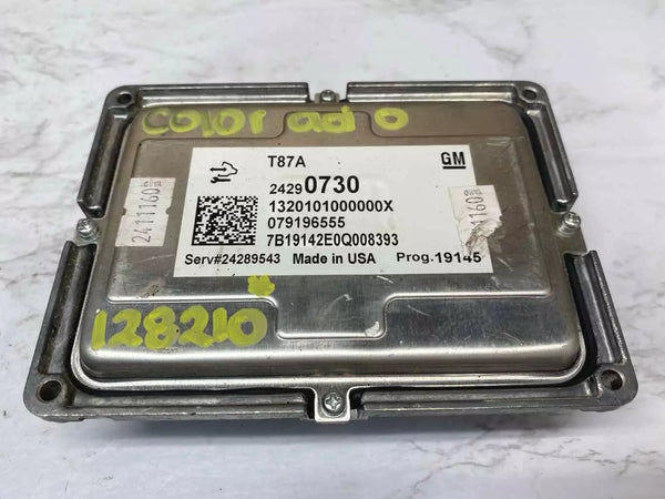 17 18 19 20 21 22 CHEVROLET COLORADO CONJUNTO DE MÓDULO DE CONTROL DE LA UNIDAD DE TRANSMISIÓN OEM 24289543