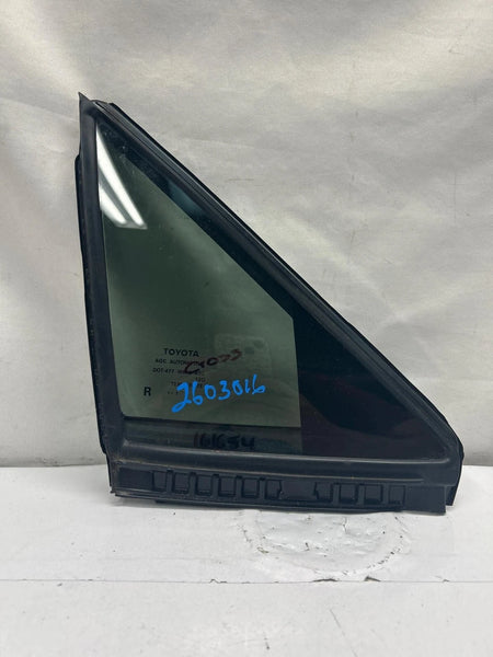 2022 2023 2024 2025 TOYOTA COROLLA CROSS VENT GLASS WINDOW REAR RIGHT SIDE ASSY
