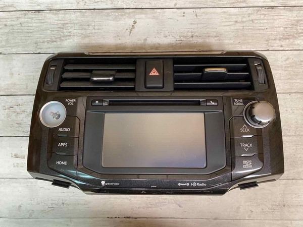 16 18 TOYOTA 4RUNNER RÁDIO EXIBIÇÃO E RECEPTOR OEM 8610035362