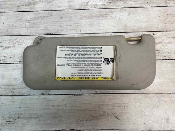 14 16 TOYOTA COROLLA RH PASSANGER PALA DE SOL CINZA OEM 7431002G40A0