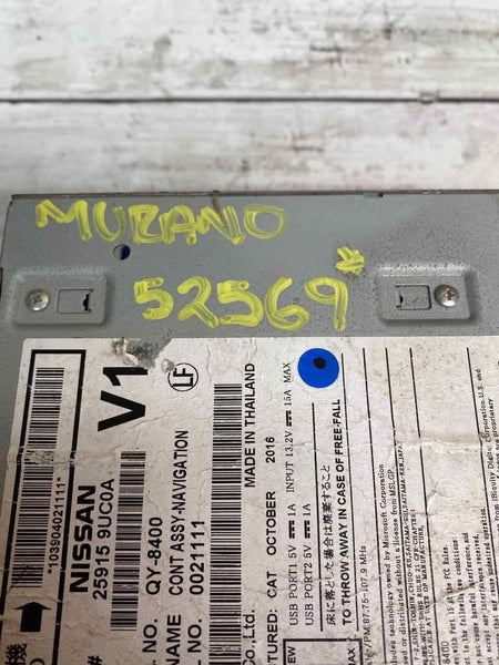 Radio AM-FM estéreo con 6 bocinas para Nissan Murano 3.5L 2017, OEM 259159UC0A