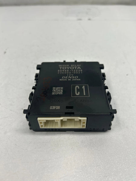 2022 TOYOTA COROLLA WIPER RELAY CONTROL UNIT ASSY