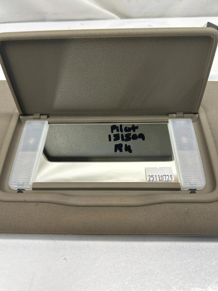 2016 TO 2022 HONDA PILOT SUN VISOR RIGHT SIDE ASSY OEM 83230TG7A12ZB ILLUMINATION