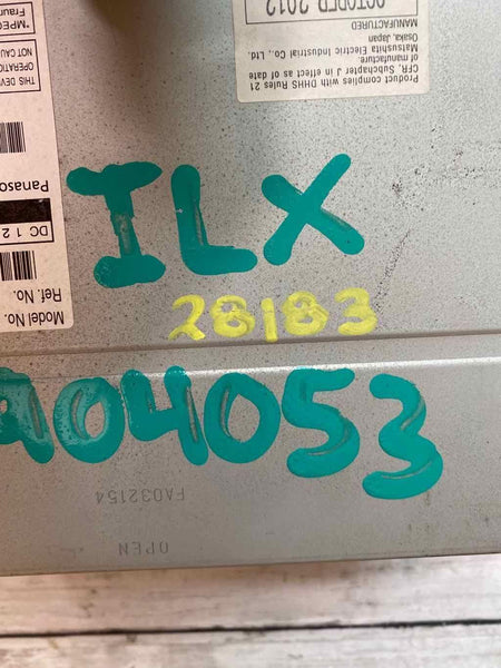 11 14 ACURA TSX 2.4L RADIO RECEIVER W/O NAVIGATION OEM 39100TL2A11