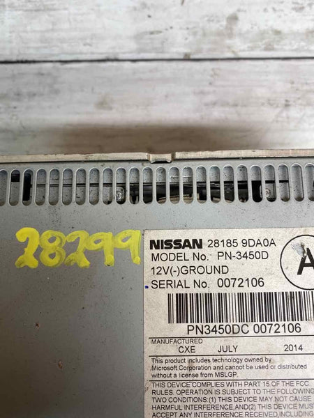12 14 NISSAN MAXIMA S RADIO RECEIVER DARK WOOD TRIM OEM 281859DA0A