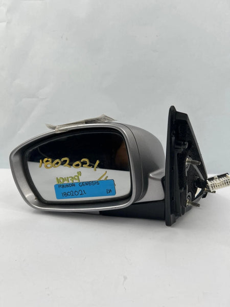 2009 TO 2014 HYUNDAI GENESIS DOOR MIRROR LEFT SIDE ASSY OEM 876103M430 GRAY