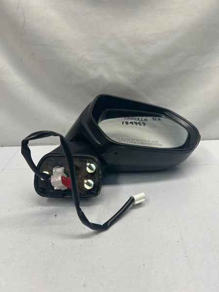 20 25 TOYOTA COROLLA DOOR MIRROR RIGHT SIDE SEDAN POWER ASSEMBLY 209 BLACK PEARL