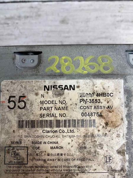 2014 2018 INFINITI Q50 RADIO CONSOLA REPRODUCTOR DE CD Y RECEPTOR OEM 283304HB0C