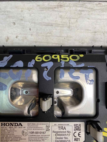 2021 HONDA PILOT WIRLESS CHARGER ASSY OEM 39870TG7A01