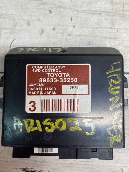 10 11 12 13 14 15 16 17 18 19 TOYOTA 4RUNNER TRANSFERCASE TRANSFERCASE CONTROL MODULE OEM 8953335250