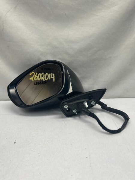 2022 2024 HONDA CIVIC DOOR MIRROR LEFT SIDE CANADA MARKET ASSEMBLY NH-731P BLACK