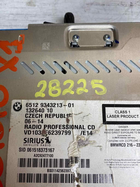 BMW X1 rádio am fm cd 12 15 receptor de rádio satélite assy OEM 6512934321301