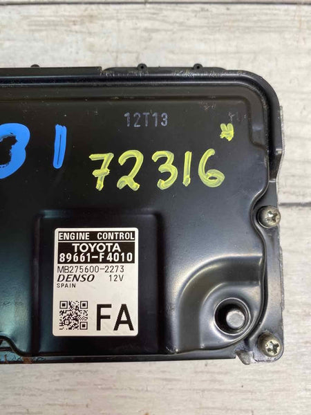 2018 TOYOTA CHR ENGINE COMPUTER MODULE ECU ECM OEM 89661F4010