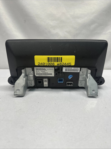 2018 TO 2022 HONDA ACCORD RADIO AM FM DISPLAY SCREEN 8.0" ASSEMBLY OEM 39710TVAA13
