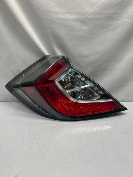 2017 TO 2021 HONDA CIVIC TAIL LIGHT LEFT SIDE QUARTER PANEL HATCHBACK ASSEMBLY