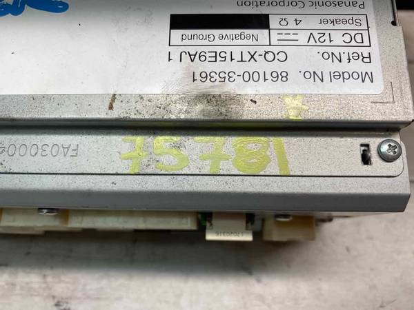 Radio AM/FM 16/18 con pantalla y receptor para Toyota 4Runner OEM 8610035361 510140