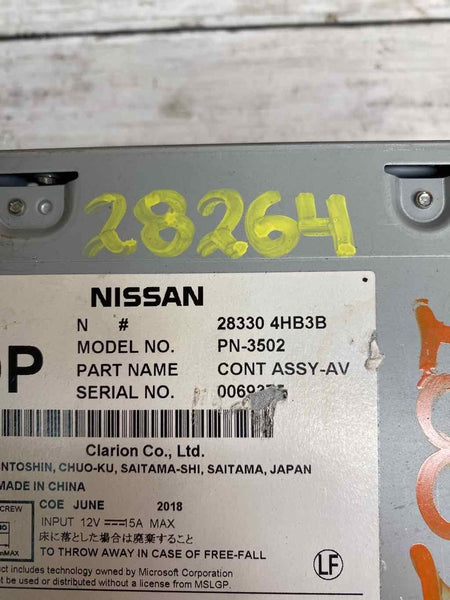 2015 2019 INFINITI Q50 CONSOLE RECEPTOR DE RÁDIO CD FM AM ASSY OEM 283304HB3B