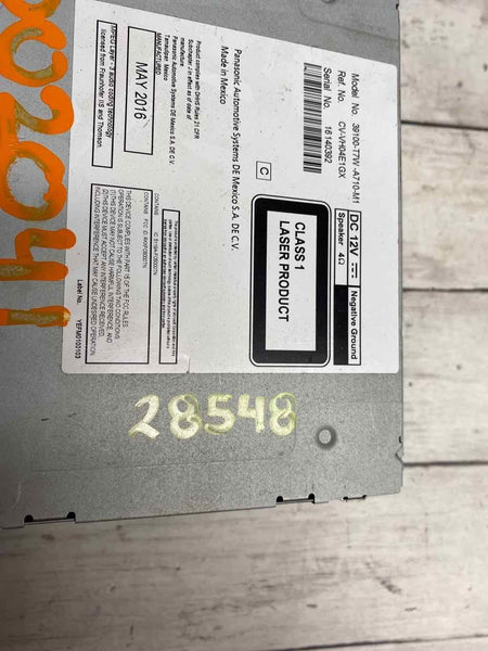 PANTALLA Y RECEPTOR DE RADIO PARA HONDA HRV LX 2016 (MERCADO ESTADOUNIDENSE) OEM 39100T7WA71