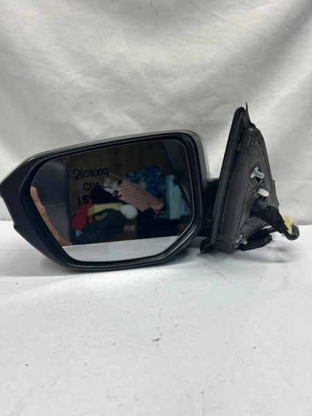2017 TO 2021 HONDA CIVIC DOOR MIRROR LEFT SIDE POWER NO HEATED ASSY CODE NH-797M
