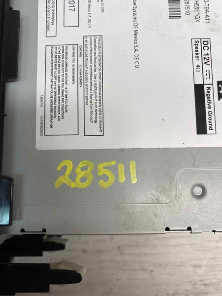 Receptor de radio AM/FM para Honda Civic 2016/17, sedán LX, mercado estadounidense, OEM 39100TBAA11