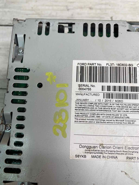 Radio AM/FM para Ford F150 (2015-2017), receptor de CD y MP3, conjunto OEM FL3T18D832BG