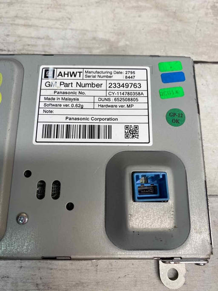 Buick Verano rádio am fm 2012 a 2016 conjunto de tela de exibição de rádio OEM 23349763