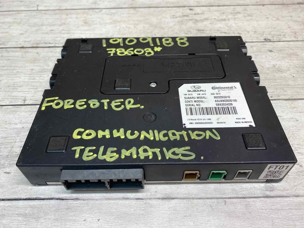 16 18 SUBARU FORESTER COMMUNICATION TELEMATICS CONTROL MODULE OEM 86222SG010