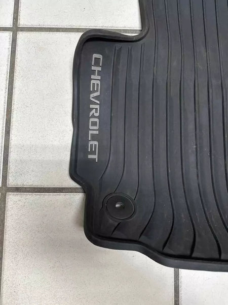 2019 CHEVY EQUINOX FLOOR MATS TWO FRONT WEATHER PLASTIC MATS OEM 84215239 84215240