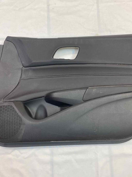 2019 2021 ACURA ILX FRONT RIGHT DOOR TRIM PANEL BLACK LEATHER OEM 83501TV9A31ZH