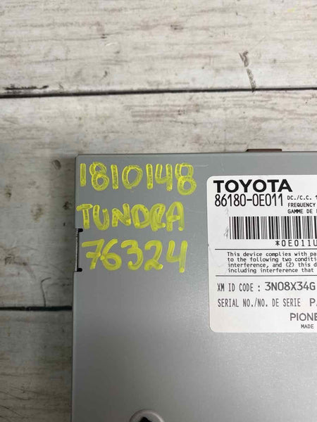 Conjunto de receptor de radio satelital para Toyota Tundra (2014-2021), mercado estadounidense, OEM 861800E011