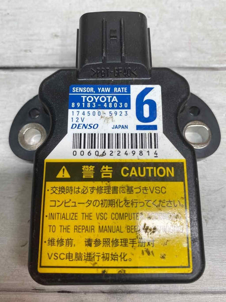 2012 TOYOTA 4RUNNER YAW RATE CONTROL MODULE UNIT OEM 8918348030