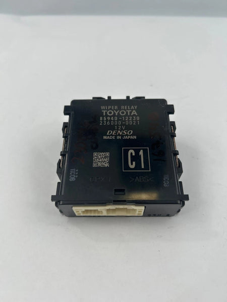 2020 TOYOTA COROLLA WIPER RELAY CONTROL MODULE ASSY OEM 8594012230