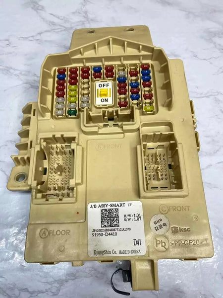 16 17 18 KIA OPTIMA CAJA DE CONEXIONES INTERIOR FUSIBLE RELÉ BLOQUE CAJA CONJUNTO OEM 91950D4410