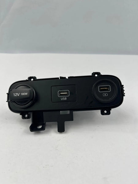 2020 HYUNDAI SONATA CENTER CONSOLE POWER OUTLET PORT CHARGER COMPLETE 96125L1000