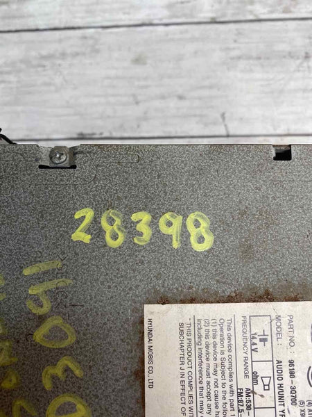 Hyundai Sonata radio am fm 12 14 radio receiver am-fm-cd-mp3 assy OEM 961803Q700