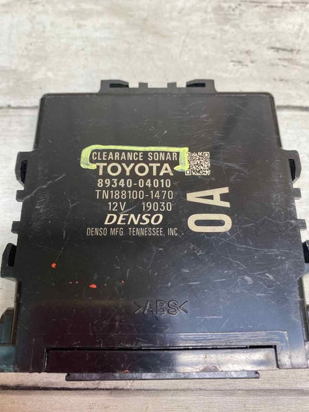 Toyota Tacoma driver assist 16 22 parking assist control module OEM 8934004010