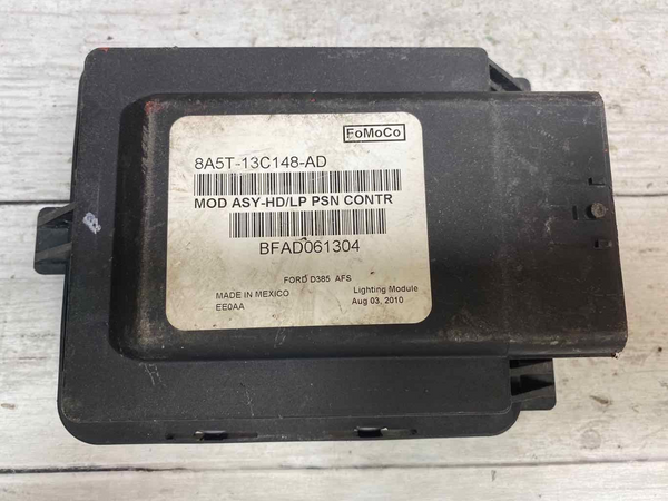 Lincoln MKS headlamp control 2009 2013 adaptive light unit OEM 8A5T13C148AD