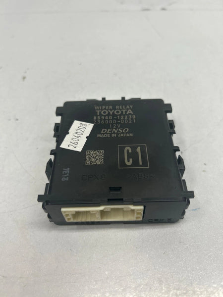 2022 TOYOTA COROLLA WIPER RELAY CONTROL UNIT ASSY