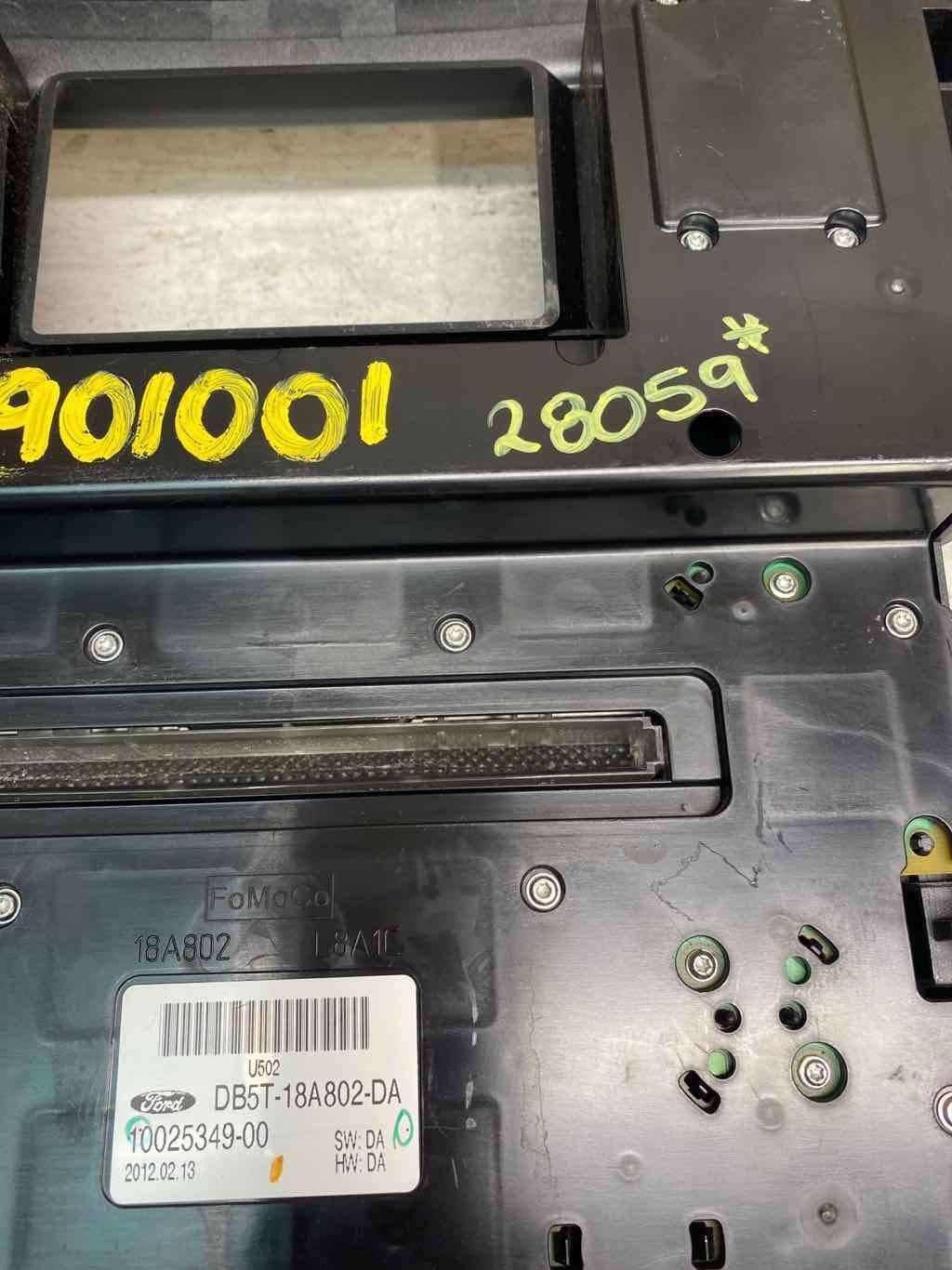 15 FORD EXPLORER RADIO INSTRUMEN CONTROL PANEL & AC CONTROL PANEL