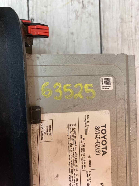 Toyota Corolla rádio AM FM 2020 sedan tela de exibição e receptor OEM 8614002A50