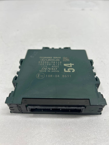 2018 TOYOTA CHR CLEARANCE SOLAR CONTROL WARNING MODULE UNIT ASSY OEM 8934078112